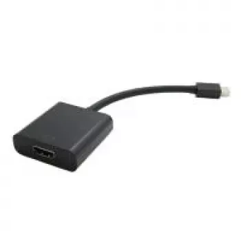 VALUE - Adaptador de vídeo/áudio - DisplayPort / HDMI - Mini DisplayPort (M) - HDMI, 19 pinos (F) - (DisplayPort 1.2) - Preto (12.99.3142)