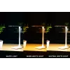 Candeeiro de secretária LED multifunções Montis MT042 5,7 W branco
