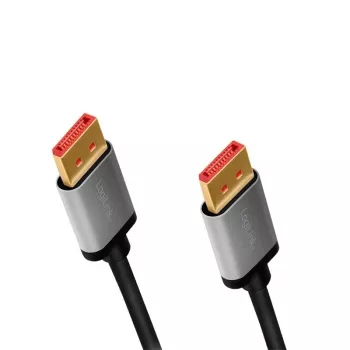 Cabo DisplayPort LogiLink 1 m preto cinzento CDA0104