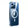 Capa protetora magnética Torras GUARDIAN para iPhone 15 Pro Clear Diamond-Finish