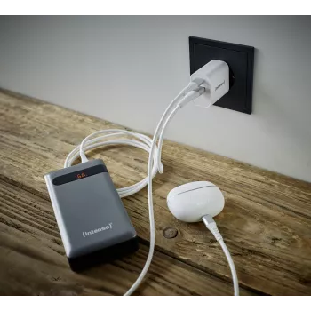 Carregador de interior Intenso POWER ADAPTER USB-A/USB-C/7803012 Carregamento rápido 20V