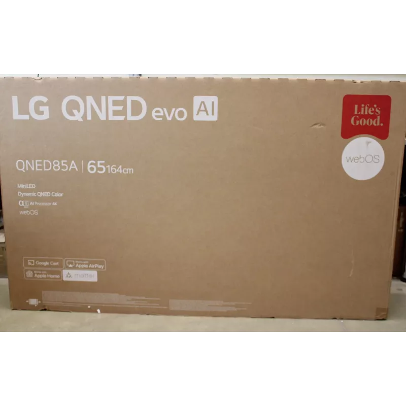 Televisor LG 65QNED85A3C 65 polegadas QNED MiniLED 4K UHD
