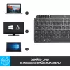 Logitech MX Keys Mini - Teclado - retroiluminado - Bluetooth - QWERTZ - Layout suíço - Graphite (920-010485)