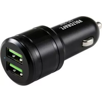 Carregador USB VOLTCRAFT CPS-36W VC-11015375 para automóvel corrente de saída (máx.) 3 A 2 x USB (VC-11015375)