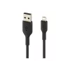 CABO USB BELKIN PVC USB-A - LIGHTNING, 1M, PRETO