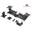 Suporte de mesa para monitor MACLEAN MC-691 para 3 monitores – ajustável em altura e inclinável