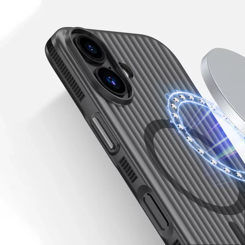 Capa 4smarts 541639 para iPhone 17 16 cm (6,3 polegadas) Preto Transparente