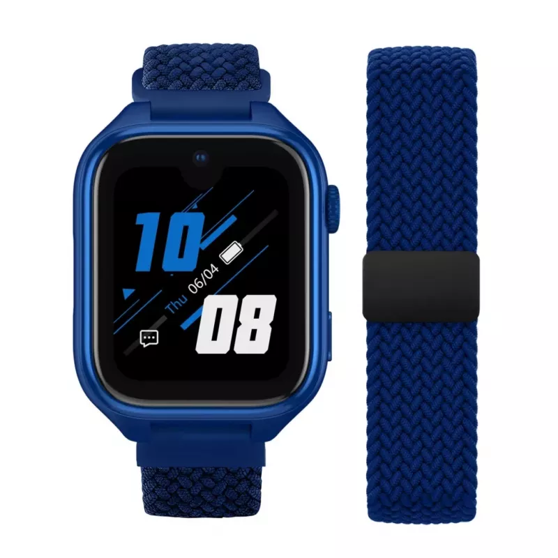 Smartwatch Stelio Junior Pro AI 4G ST-SWJ102-NB — azul-marinho, conectividade 4G