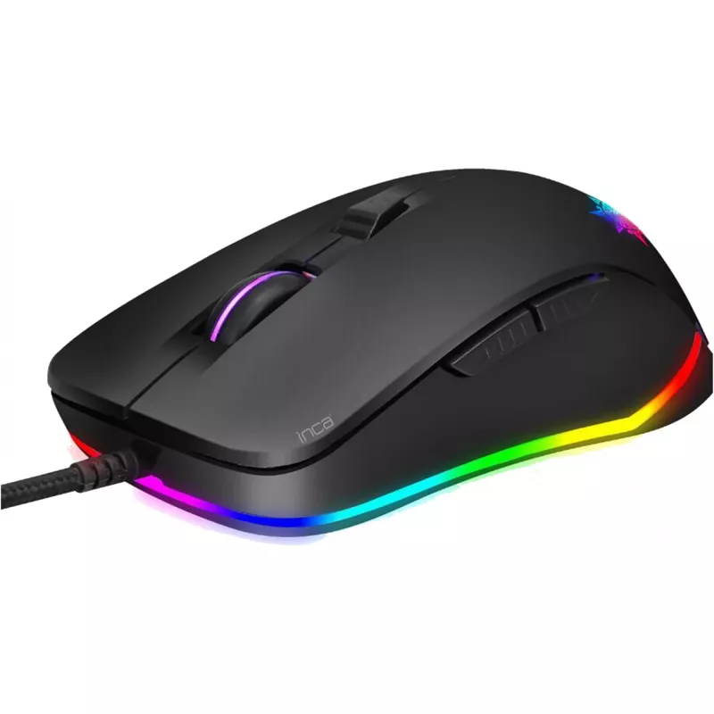 Rato gaming INCA IMG-327 4800 DPI. RGB. 6 botões. USB. SW retail