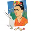 Conjunto de pintura em tela Ravensburger CreArt ART Collection: pintura Frida Kahlo, edição em tela