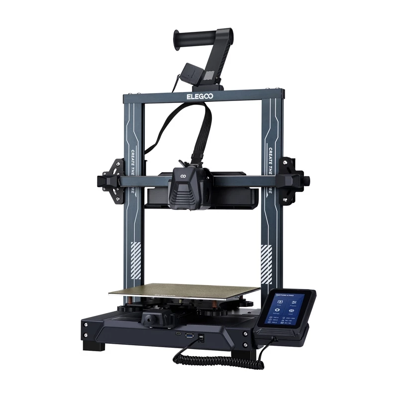 Impressora 3D Elegoo Neptune 4 Pro com eixo Z duplo e drivers de motor de passo silenciosos