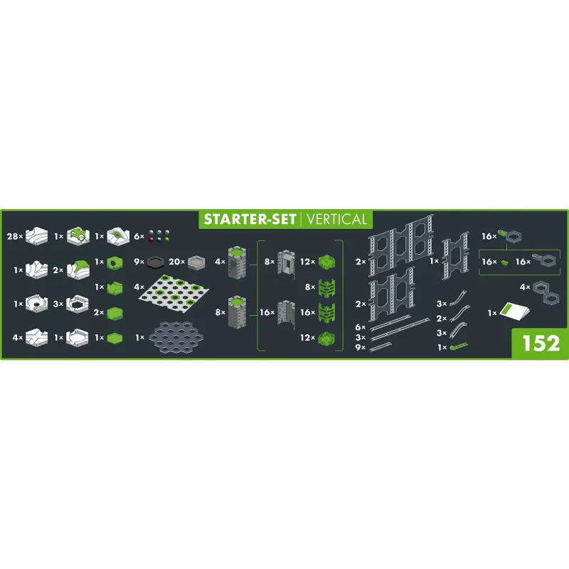 Pista de berlindes de brincar Ravensburger GraviTrax PRO conjunto inicial Vertical a partir dos 8 anos
