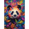 Panda na floresta do arco-íris, puzzle 1000 peças