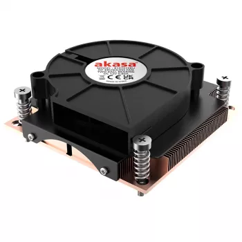 Dissipador de ar Akasa AK-CC7401BP01 7,5 cm Preto Rolamento de esferas duplo
