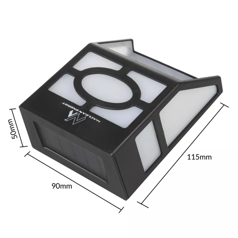 Lâmpada solar de jardim MACLEAN MCE171 conjunto de 2 luzes exteriores LED solares