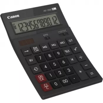 Calculadora de secretária básica Canon AS1200HB cinzento