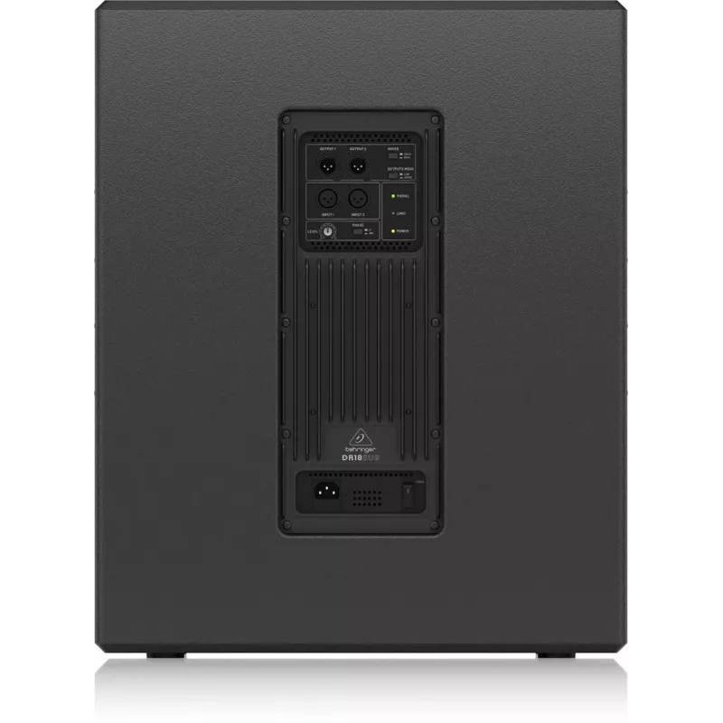 Behringer DR18SUB subwoofer preto subwoofer ativo 800 W