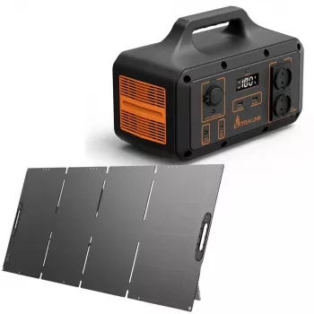 Painel solar dobrável Extralink EPS-120W 120W silício monocristalino