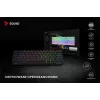 Teclado mecânico gaming SAVIO BLACKOUT X2 BROWN 61 teclas 60% USB QWERTY RGB Outemu Brown