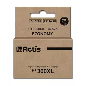 Tinteiro Actis KH-300BKR (substituto HP 300XL CC641EE; standard; 15 ml; preto)