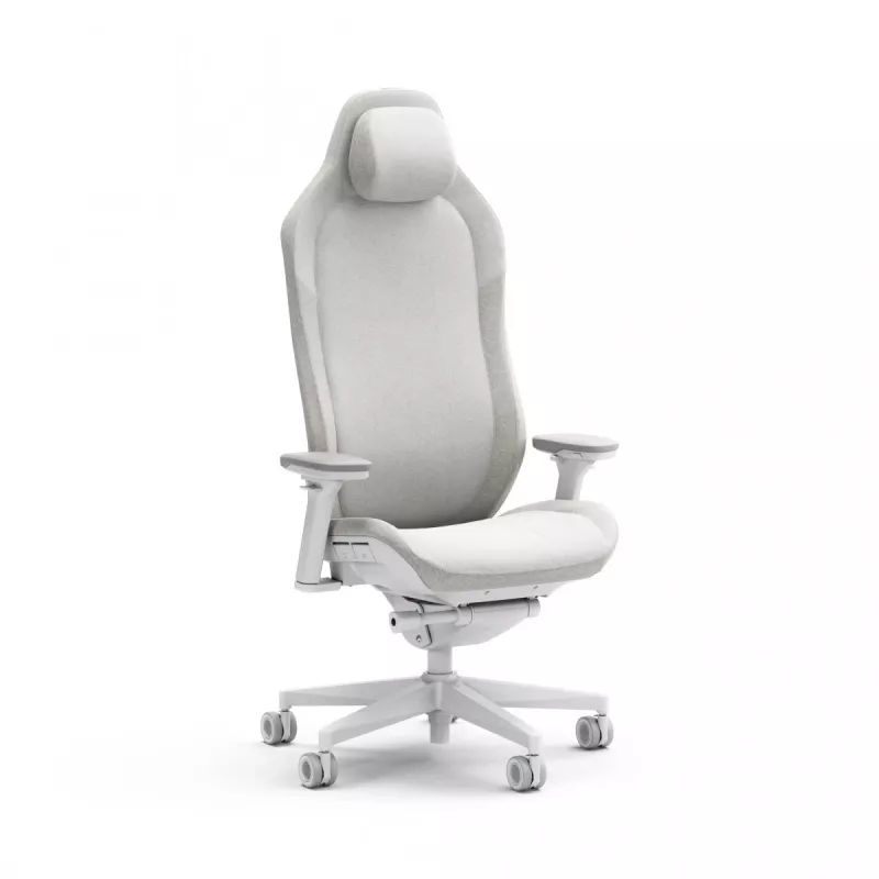 Cadeira gaming Fractal Design FD-CH-RE1F-02 Cadeira gaming para PC assento acolchoado branco