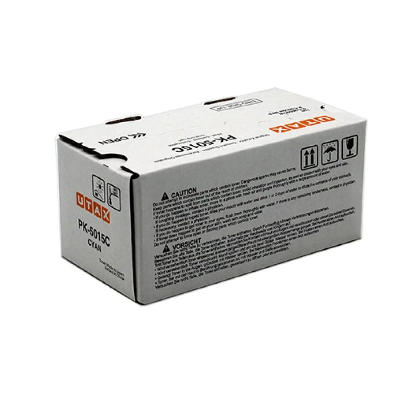 Utax 1T02R7CUT0 PK-5015C cartucho de toner para P-C2650DW / P-C2655W, 3000 páginas, ciano