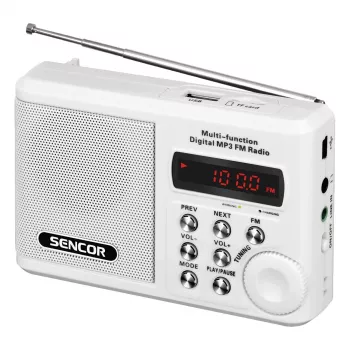 Rádio portátil SRD 215 W MP3, USB, SD
