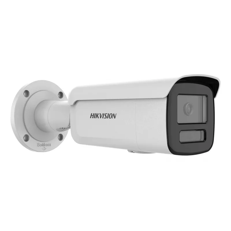 Câmara de videovigilância IP bullet Hikvision DS-2CD2T46G3-4IZY (AcuSense) 2688×1520, 2,8/4 mm, exterior, montagem em teto/parede