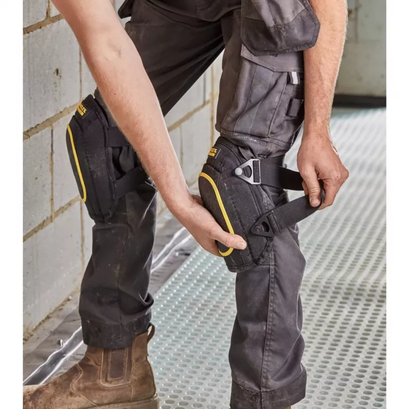 Joelheiras STANLEY FATMAX FMST82962-1 — proteção de joelhos em nylon elástico preto