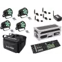 Conjunto de iluminação portátil a bateria EUROLITE AKKU Mobile 20000668, kit de focos LED recarregável
