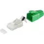 Conector de cabo RJ-45 S/CONN 72067-10G verde branco