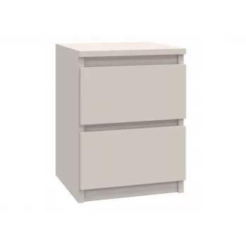 Mesa de cabeceira top e shop MALWA M2 KASZMIR — 2 gavetas, aglomerado, caxemira, 300×300×400 mm