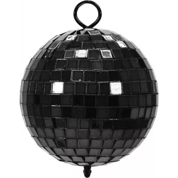 Bola de espelhos EUROLITE 10 cm preta — bola de discoteca 10 cm (EUROLITE 50120052)