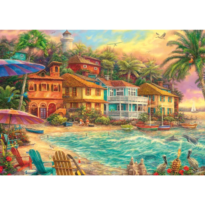 Chuck Pinson: Tempo de ilha, Puzzle 1000 peças