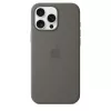 Capa de silicone com MagSafe para iPhone 16 Pro Max - Cinzento pedra
