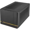 SilverStone SUGO SG14B - Torre - Mini-DTX - sem fonte de alimentação (ATX / PS/2) - preto - USB/Áudio (SST-SG14B)