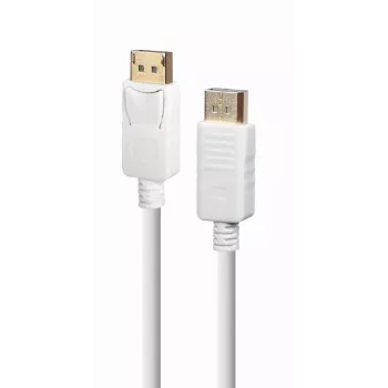 Cabo DisplayPort Gembird CC-DP2-6-W – DisplayPort para DisplayPort, 1,8 m, branco