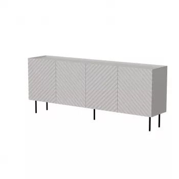 Cómoda Cama Meble LUCCA 4D — 200 x 40 x 80 cm, caxemira, aglomerado