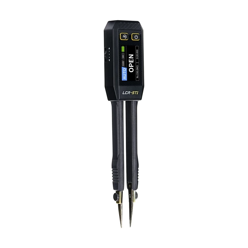 Medidor LCR digital de pinça Fnirsi LCR-ST1 – testador LCR prático para componentes SMD