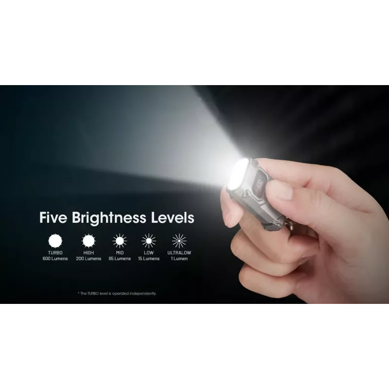 Lanterna de chaveiro Nitecore TINI3 preto 600 lm USB recarregável