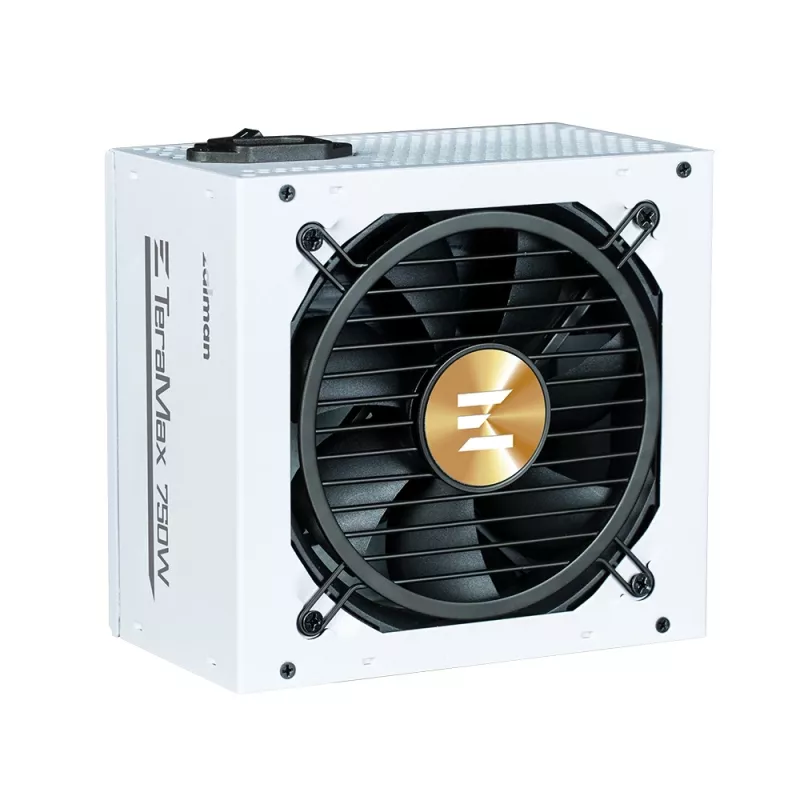 Fonte de alimentação Zalman ZM750-TMX2 TerraMax II White 80 Plus Gold totalmente modular ATX 3.0 PCIe 5.0 - ATX - 80 PLUS Gold