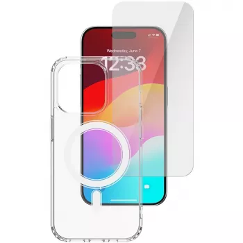 Capa Shell 4smarts 540606 para iPhone 15 Plus Transparente 17 cm