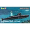 Maquete de navio em plástico REVELL S.S.B. Abraham Lincoln escala 1/253 kit