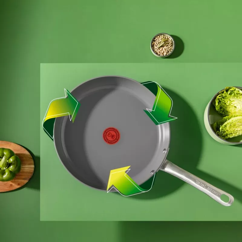 Tefal Renewal C4260443 frigideira, 24 cm, cinzenta, compatível com indução