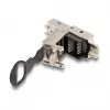 Ficha RJ45 DeLOCK de montagem em campo Cat.6A sem ferramentas prateado ficha