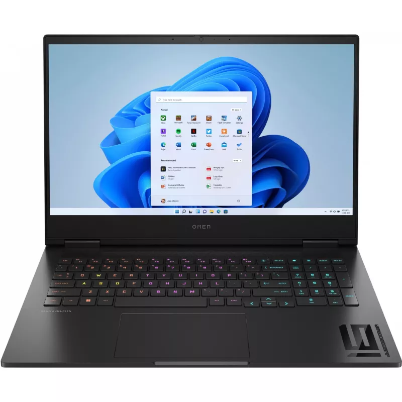 OMEN by HP 16-wf1075ng i7-14700HX GeForce RTX 4070, 16 GB DDR5, 512 GB SSD, Windows 11 Home 64-Bit - layout do teclado possivelmente alemão
