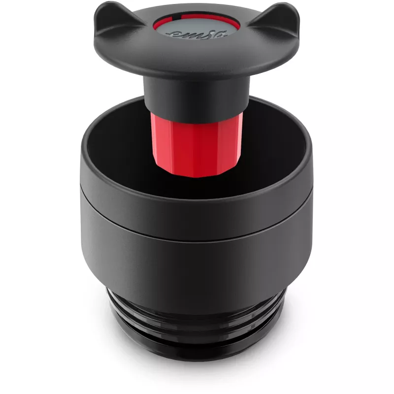 Caneca de viagem EMSA Classic Grande aço inoxidável, 0,5 l, caneca térmica à prova de fugas