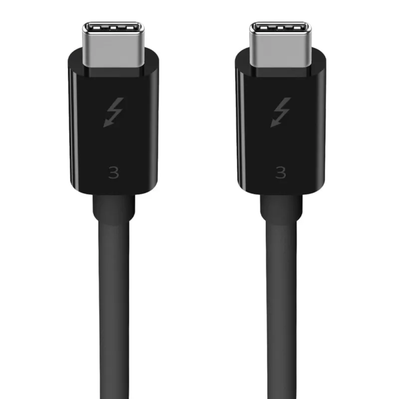 Cabo USB-C para USB-C Belkin F2CD084bt0.8MBK 0,8 m 40 Gbit/s preto