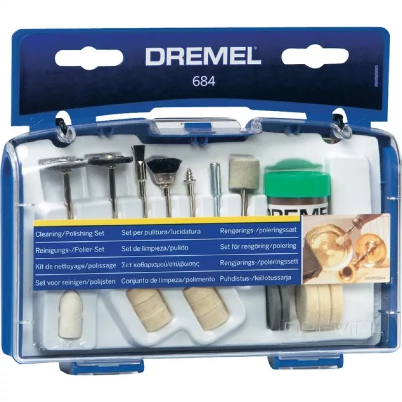 Dremel 684 - metal - plástico - cinzento - aço inoxidável - branco (26150684JA)
