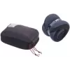 Almofada de viagem para o pescoço TROIKA BBG61/GY — design ergonómico, tecido macio, cinzento